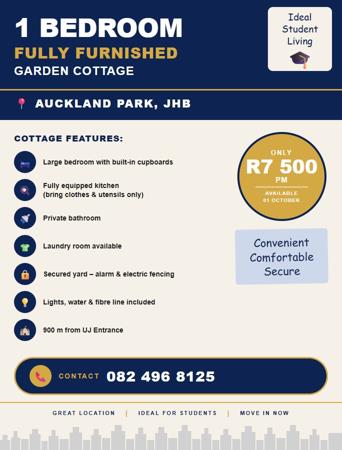1 Bedroom Garden Cottage