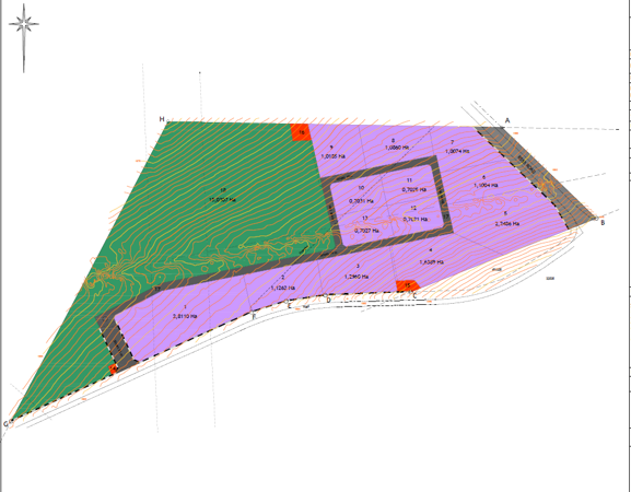 1.1 ha Land