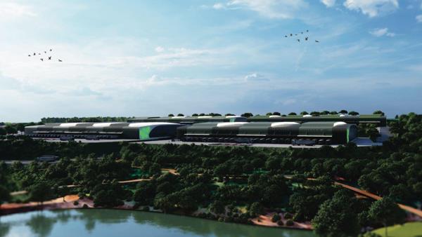 20 000  m² Industrial space