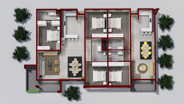 4 668 m² Land