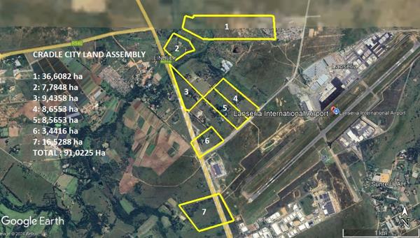 87.6 ha Land