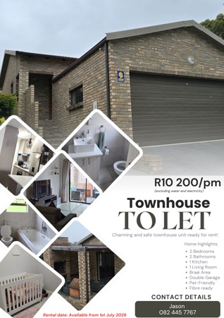 2 Bedroom Townhouse