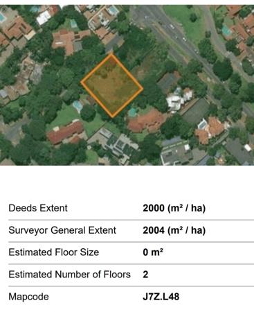 2 000 m² Land