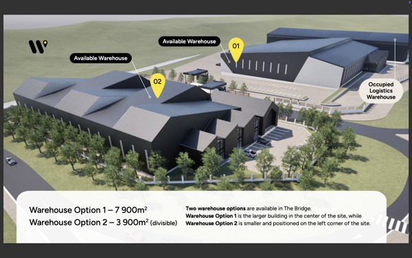 7 900  m² Industrial space