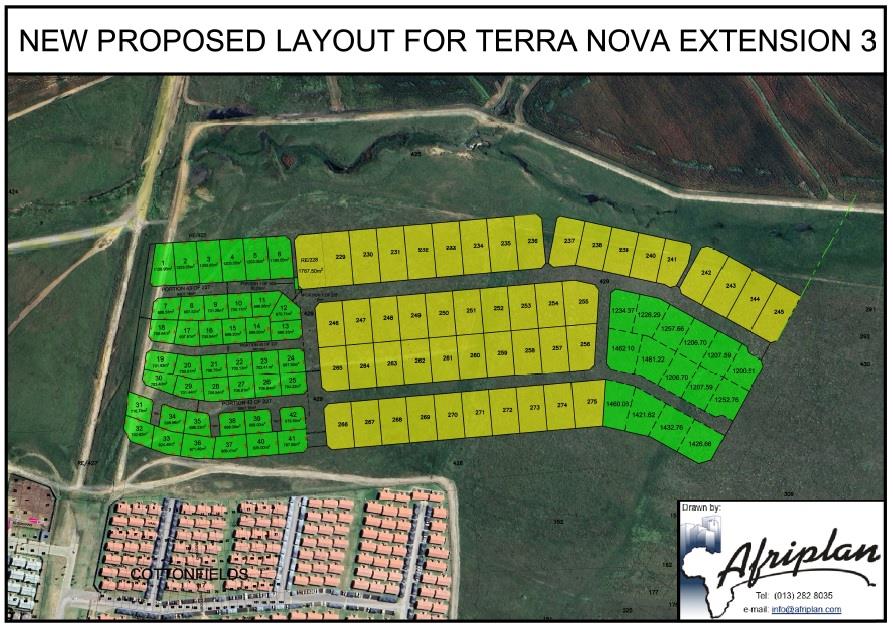 1 500 m² Land