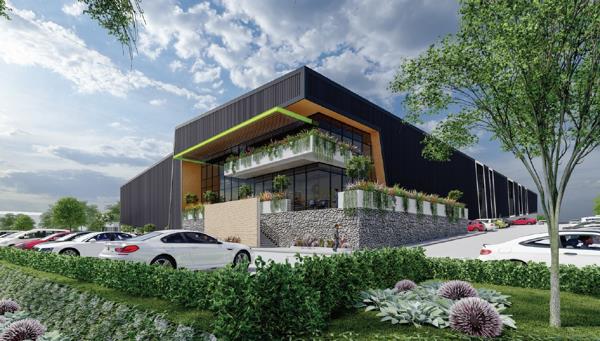 34 000  m² Industrial space