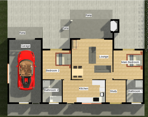2 Bedroom House