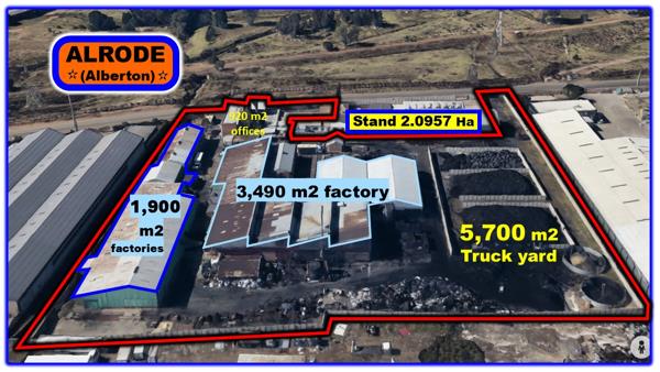 6 578  m² Industrial space