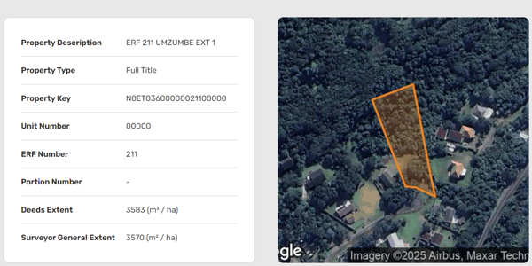 3 570 m² Land