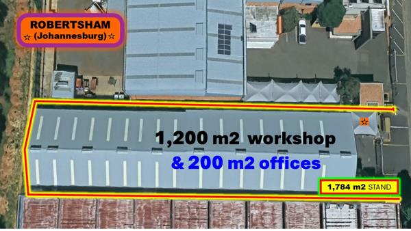 1 400 m² Industrial space