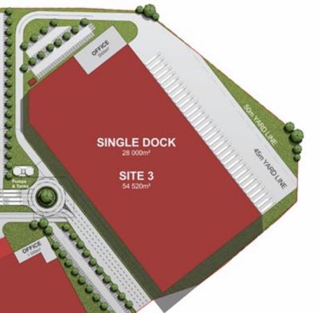 28 000  m² Industrial space