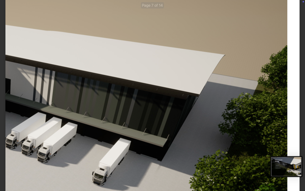 3 605  m² Industrial space