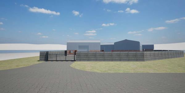 300  m² Industrial space