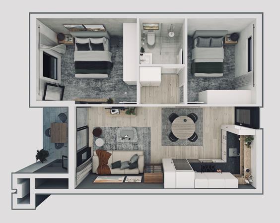 2 Bedroom Apartment