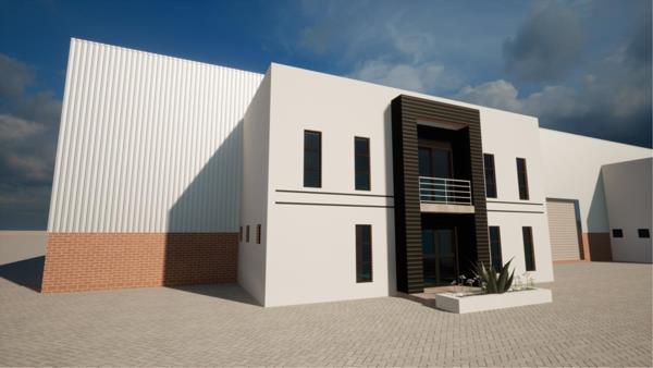 596  m² Industrial space