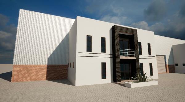 596  m² Industrial space