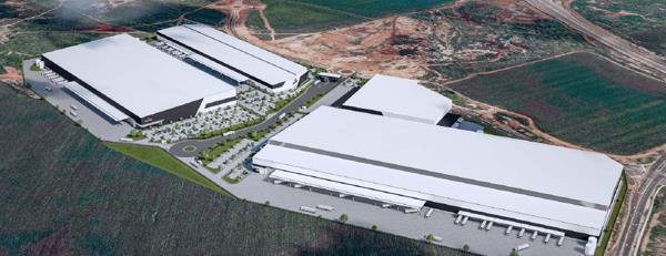 130 000  m² Industrial space