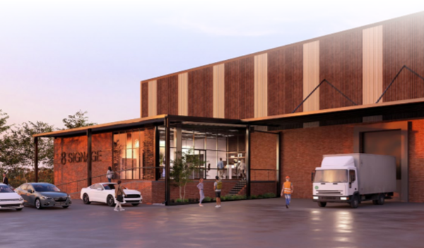 2 600  m² Industrial space