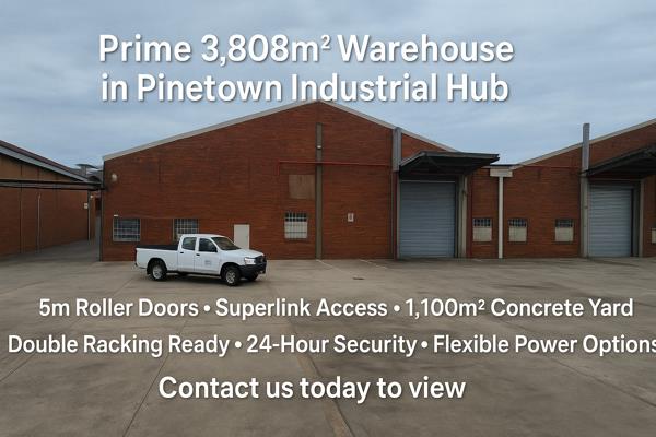 3 808  m² Industrial space