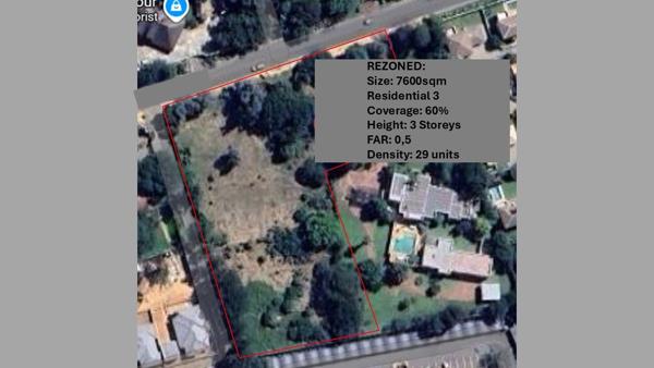 7 600 m² Land