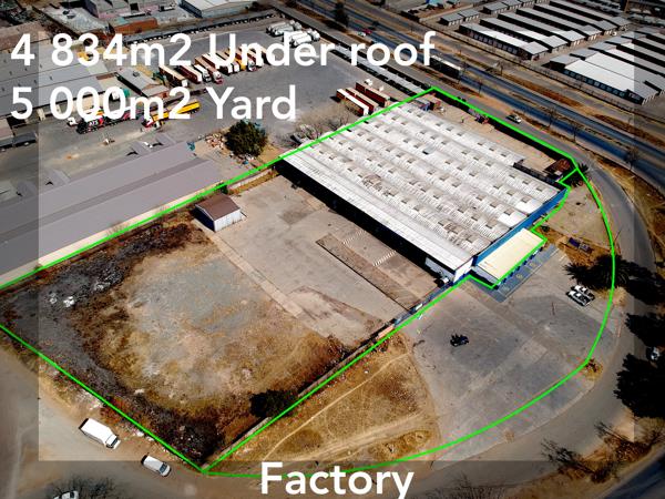 4 834  m² Industrial space