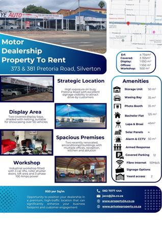 1 300  m² Retail Space