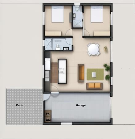 2 Bedroom House