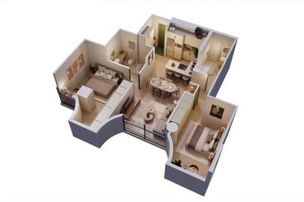 2 Bedroom Apartment