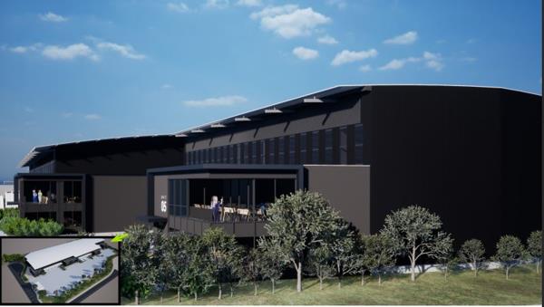 1 200  m² Industrial space