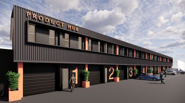 196  m² Industrial space