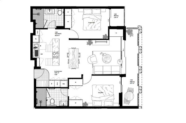2 Bedroom Apartment