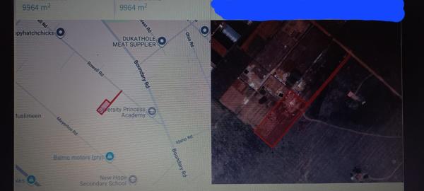 9 964 m² Land