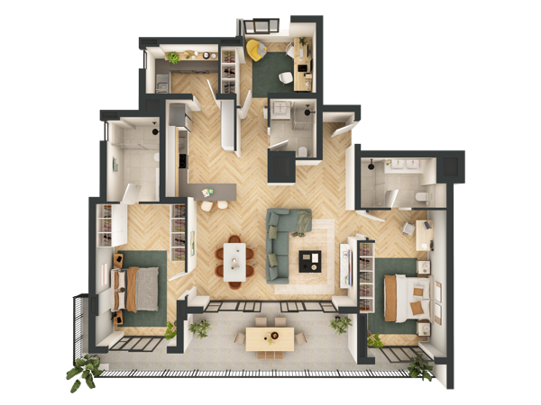 3 Bedroom Apartment