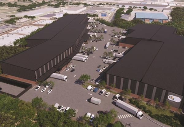 1 100  m² Industrial space