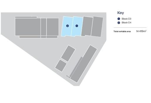 14 419 m² Industrial space