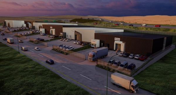 977 m² Industrial space