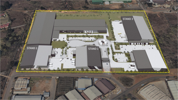 15 300 m² Industrial space