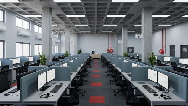 1 172 m² Office Space