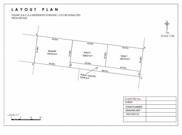 1 097 m² Land