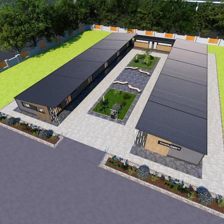 1 000 m² Commercial space