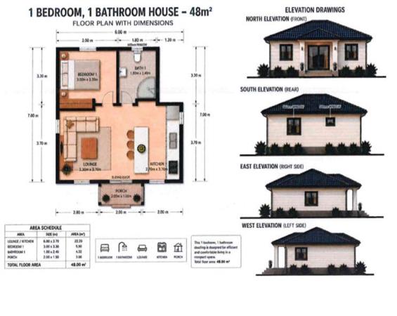 1 Bedroom House
