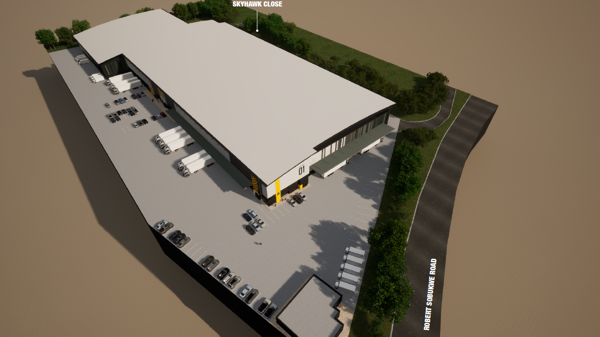 8 000 m² Industrial space