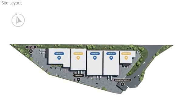 1 516 m² Industrial space