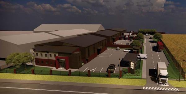 1 026 m² Industrial space