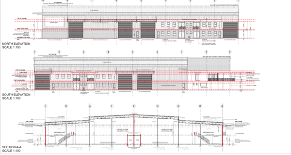 1 058 m² Industrial space
