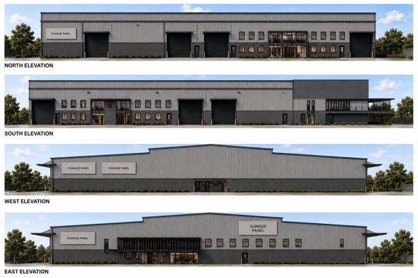 3 855 m² Industrial space
