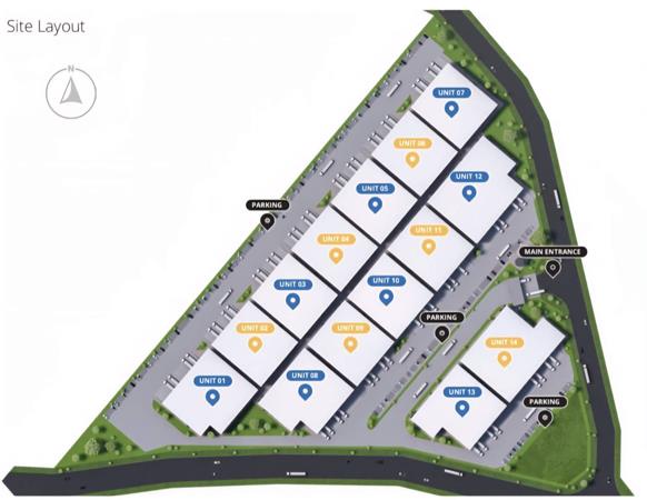 3 122 m² Industrial space