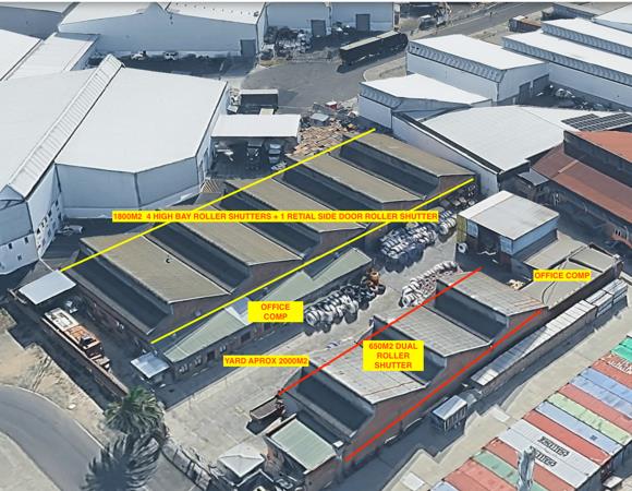 2 500 m² Industrial space