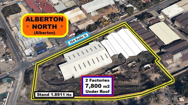 7 800 m² Industrial space