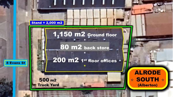 1 400 m² Industrial space